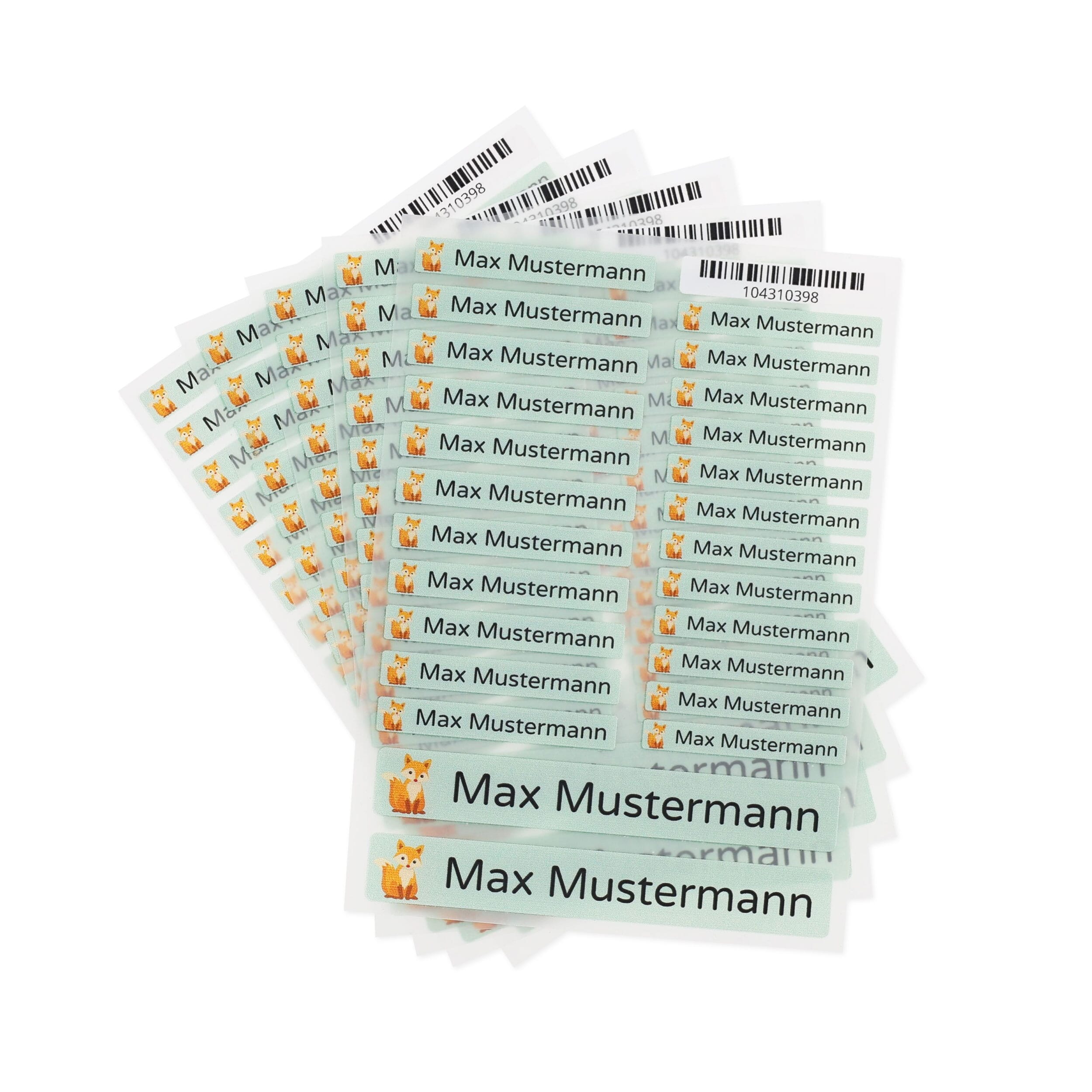 Bügeletiketten für Senioren (Set mit 200 Stück zum Aufbügeln) Altenheim Pflegeheim - kinder-druckerei.de