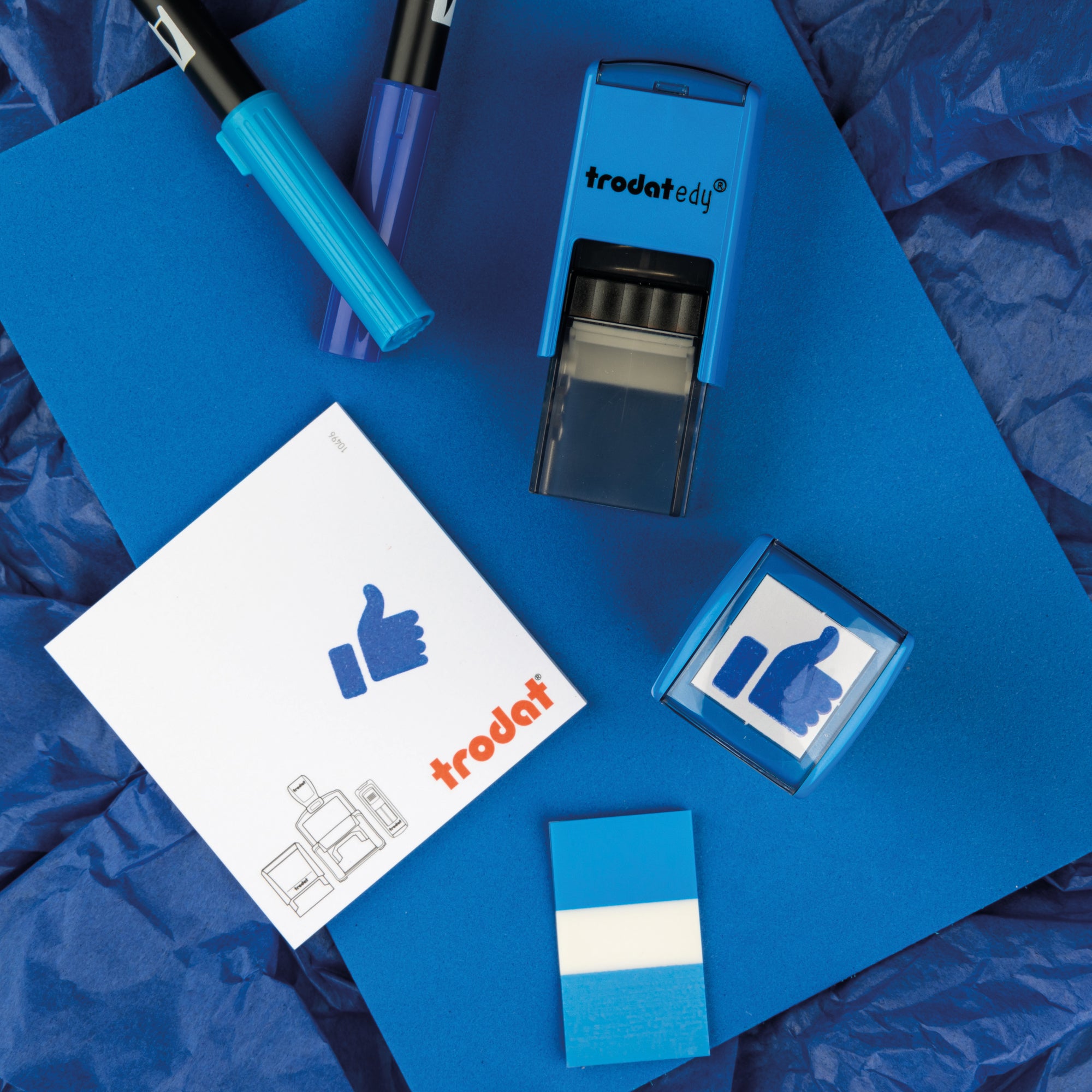 Trodat Edy Flex / Fix - Lehrerstempel mit Motiven & Text - kinder-druckerei.de